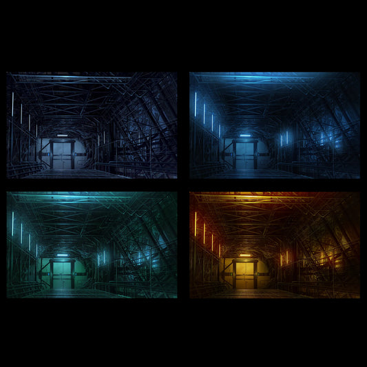 02_Second Hangar_Underground Passage_Entrance Postcard Set (4 pieces)