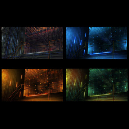 03_Hangar_Service Entrance Postcard Set (4 pieces)