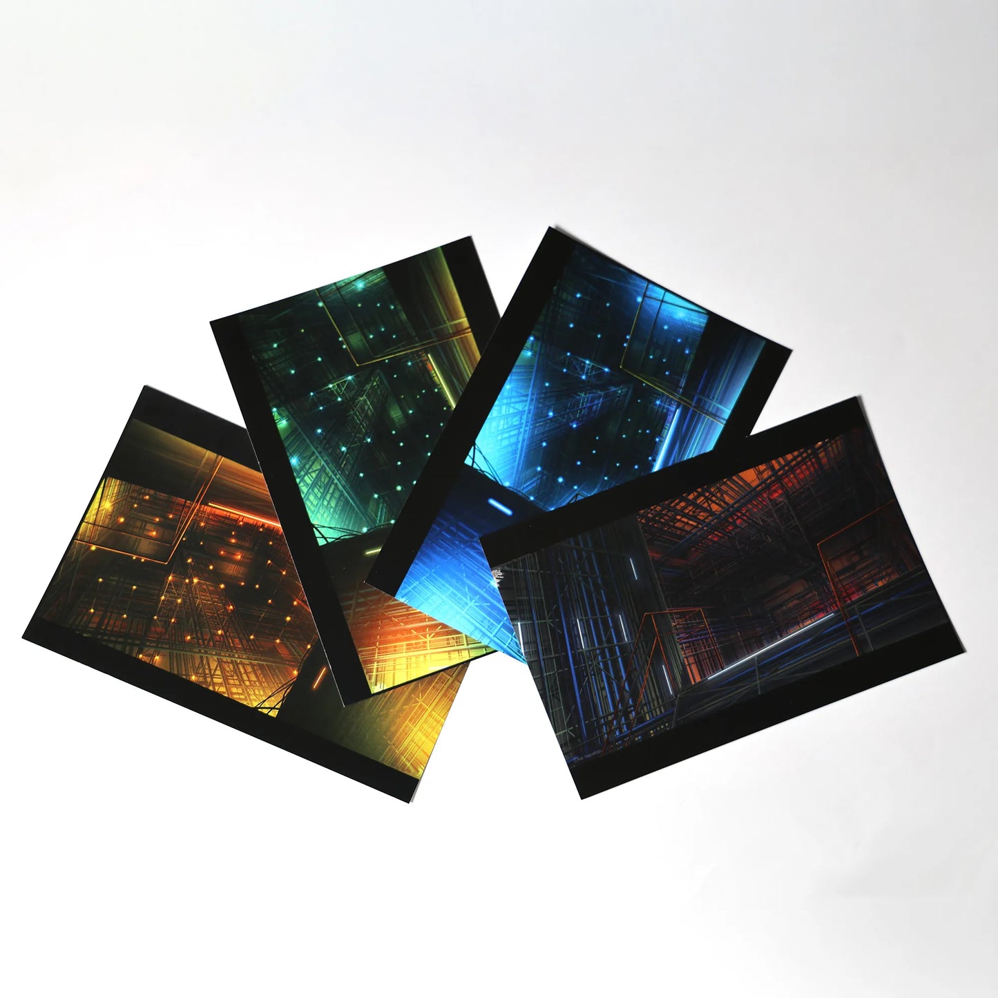 03_Hangar_Service Entrance Postcard Set (4 pieces)
