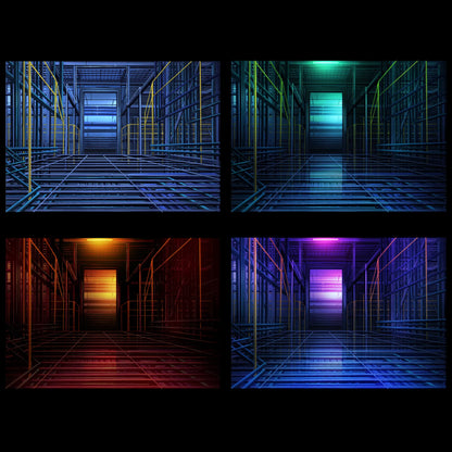 04_Catwalk (Inspection Walkway_Front) Postcard Set (4 pieces)