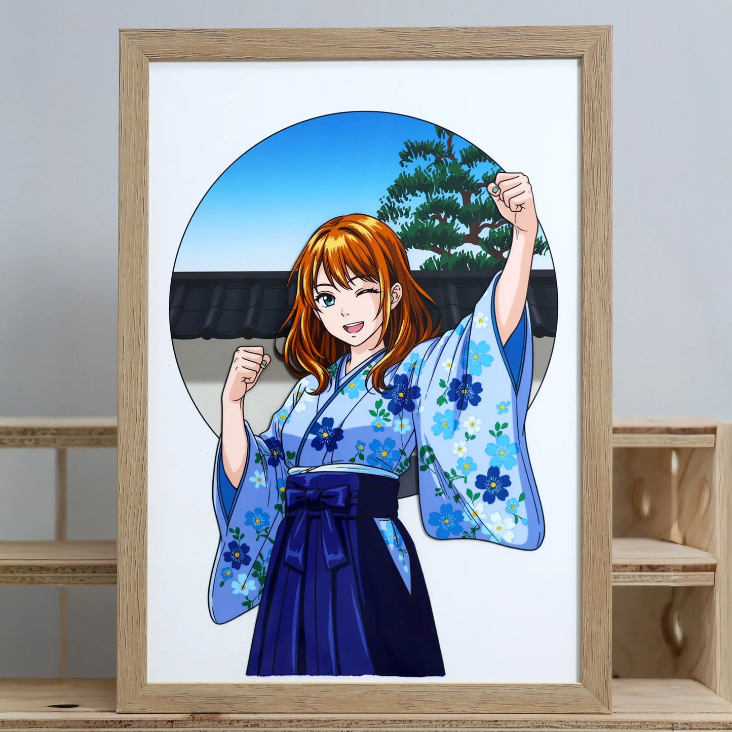 08_Hakama Girl (Blue)