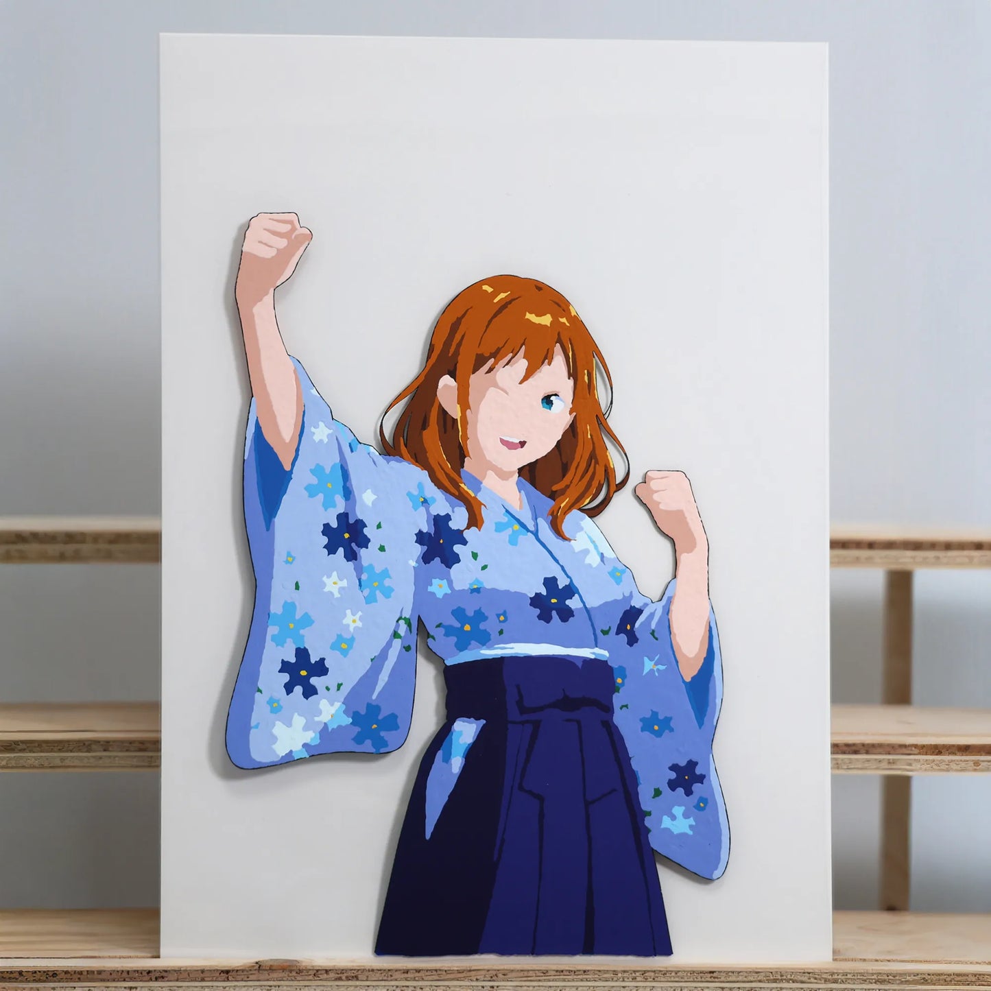 08_Hakama Girl (Blue)