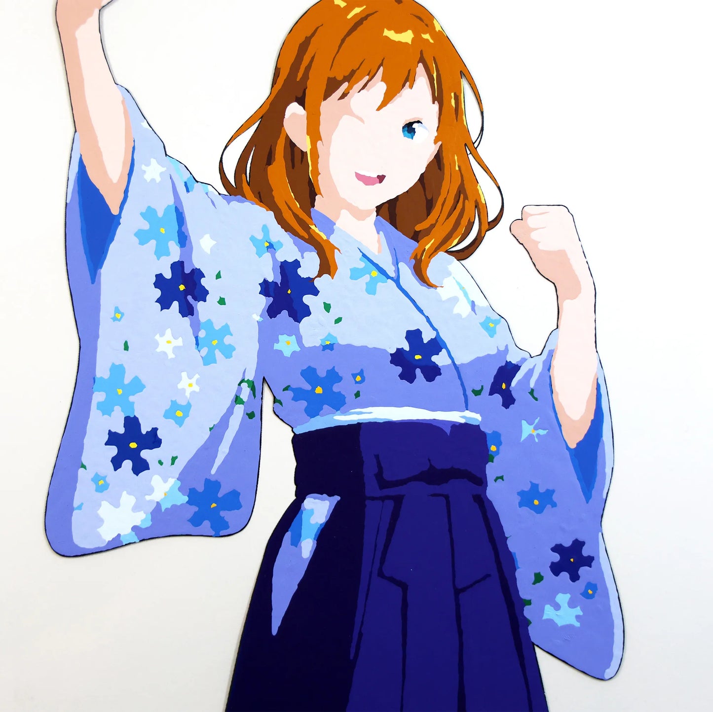 08_Hakama Girl (Blue)