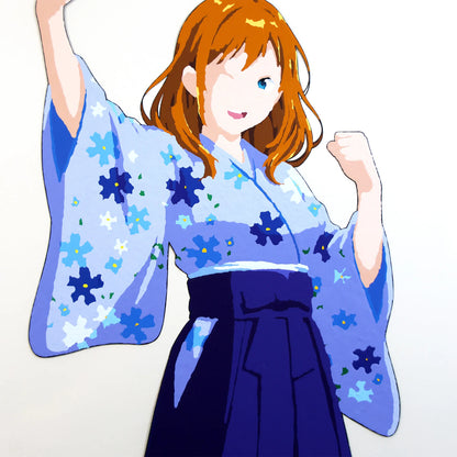 08_Hakama Girl (Blue)