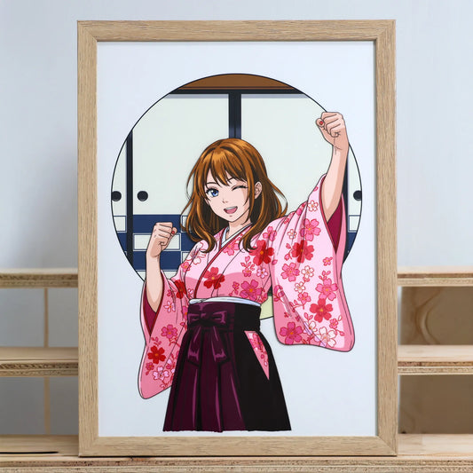 09_Hakama Girl (Red)