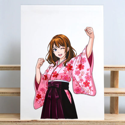 09_Hakama Girl (Red)