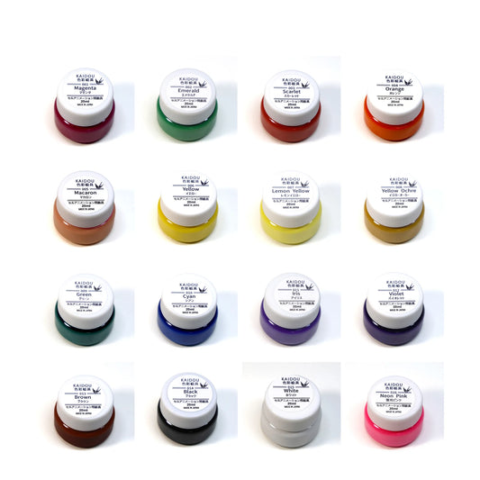 KAIDOU Cel Paint 16-color set 20ml